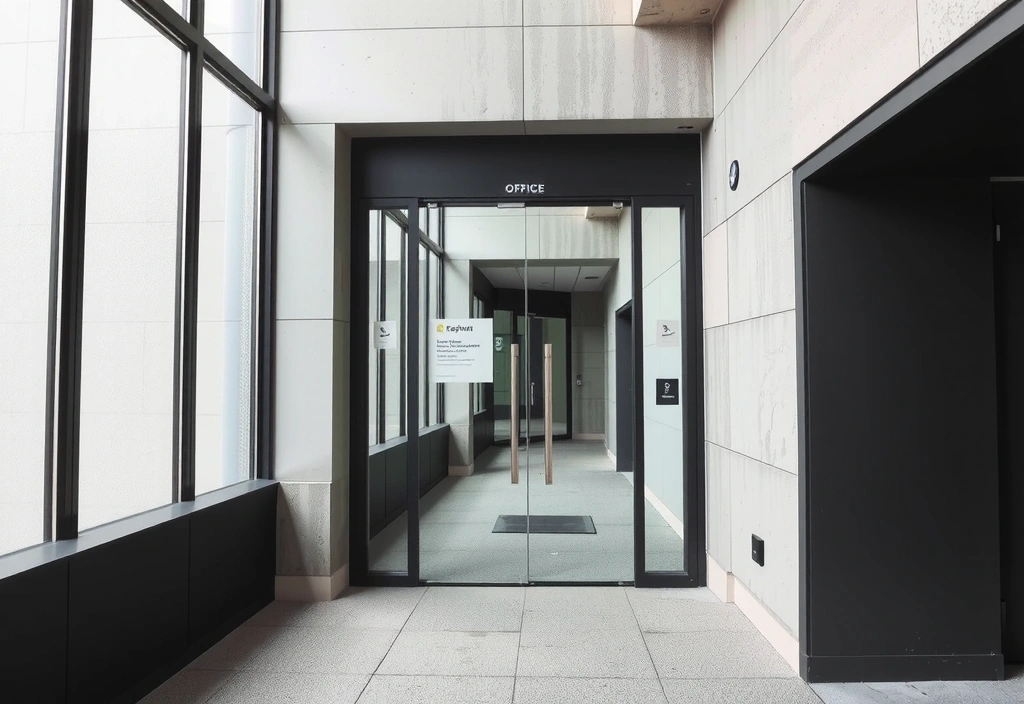 Vchod do kanceláře