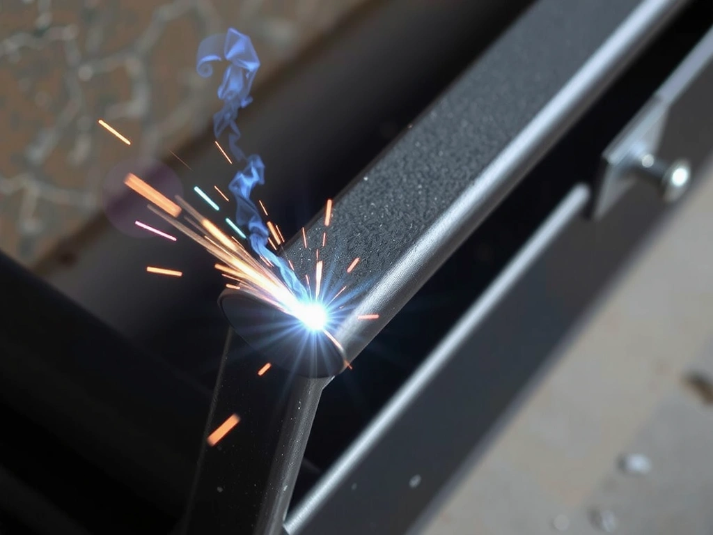 Detail precizního svaru